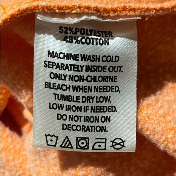 Royce Apparel Tennessee Orange Volunteers Vintaged Relaxed Fit Pullover Hoodie - Picture 9 of 10